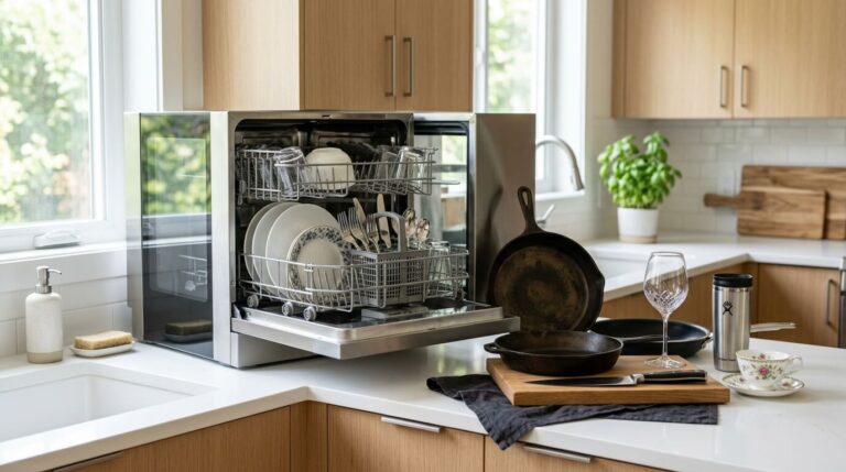 Things You Should Never Put in a Countertop Dishwasher (And Why Each One Matters)