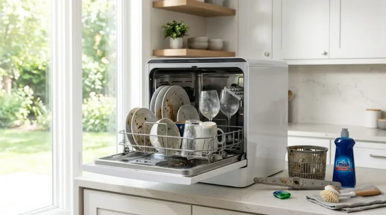 Why Your Countertop Dishwasher Is Not Cleaning Properly (Every Cause Explained and Fixed)